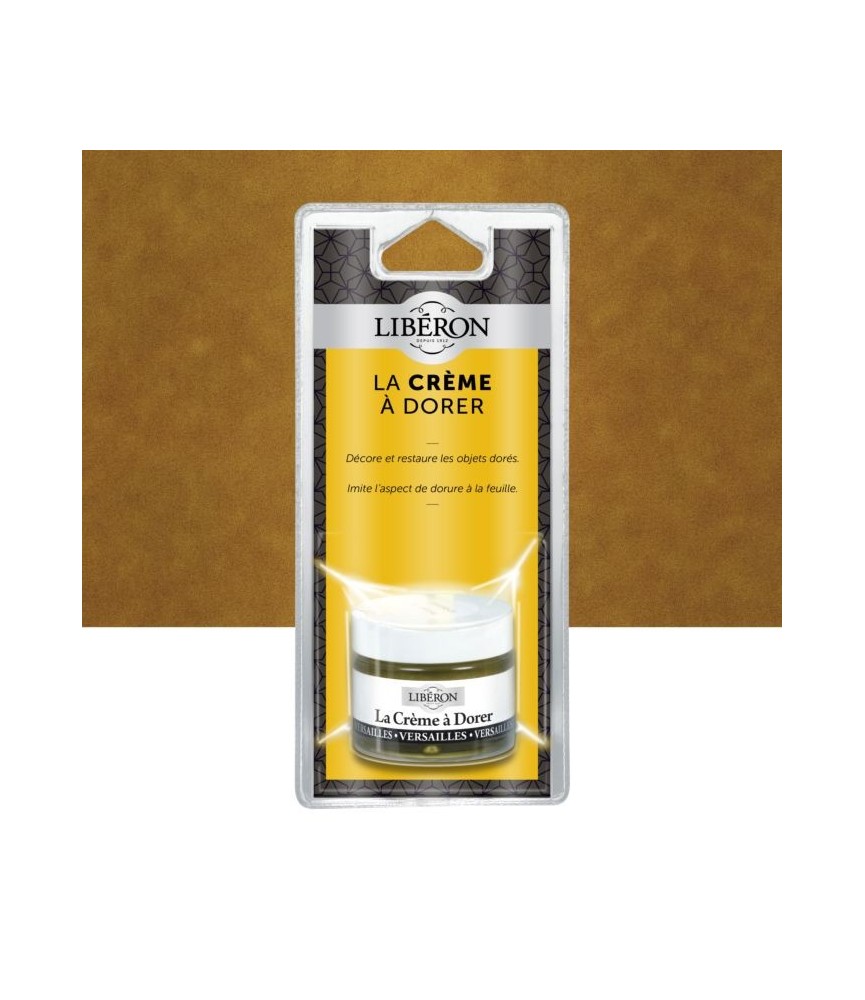 Cire brillante pour restauration - La crème à dorer - Versailles - 30 ml - LIBERON Cire brillante pour restauration - La crème à dorer - Versailles - 30 ml - LIBERON