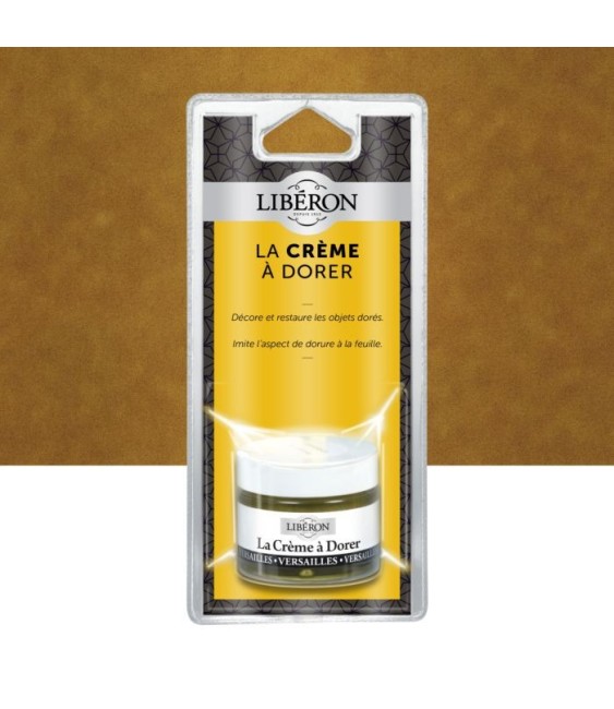 Cire brillante pour restauration - La crème à dorer - Versailles - 30 ml - LIBERON