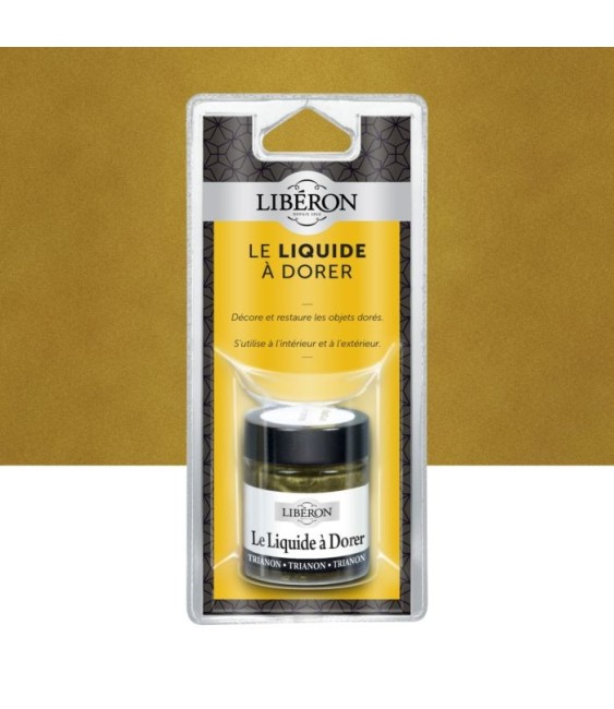 Vernis brillant pour restauration - Le liquide à dorer - Trianon - 30 ml - LIBERON