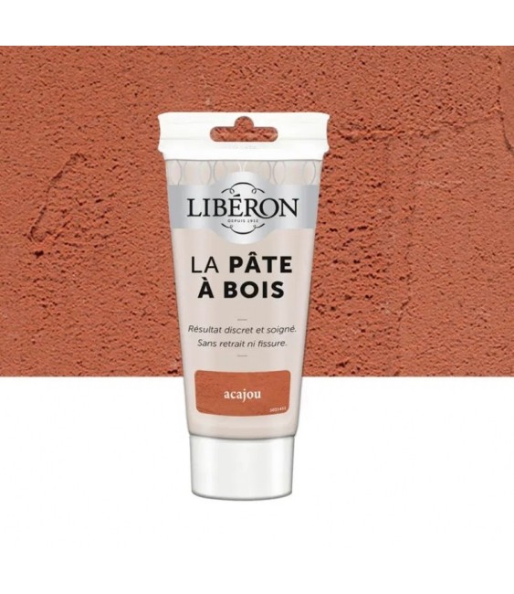Pâte à bois - Acajou - 150 Grs - LIBERON