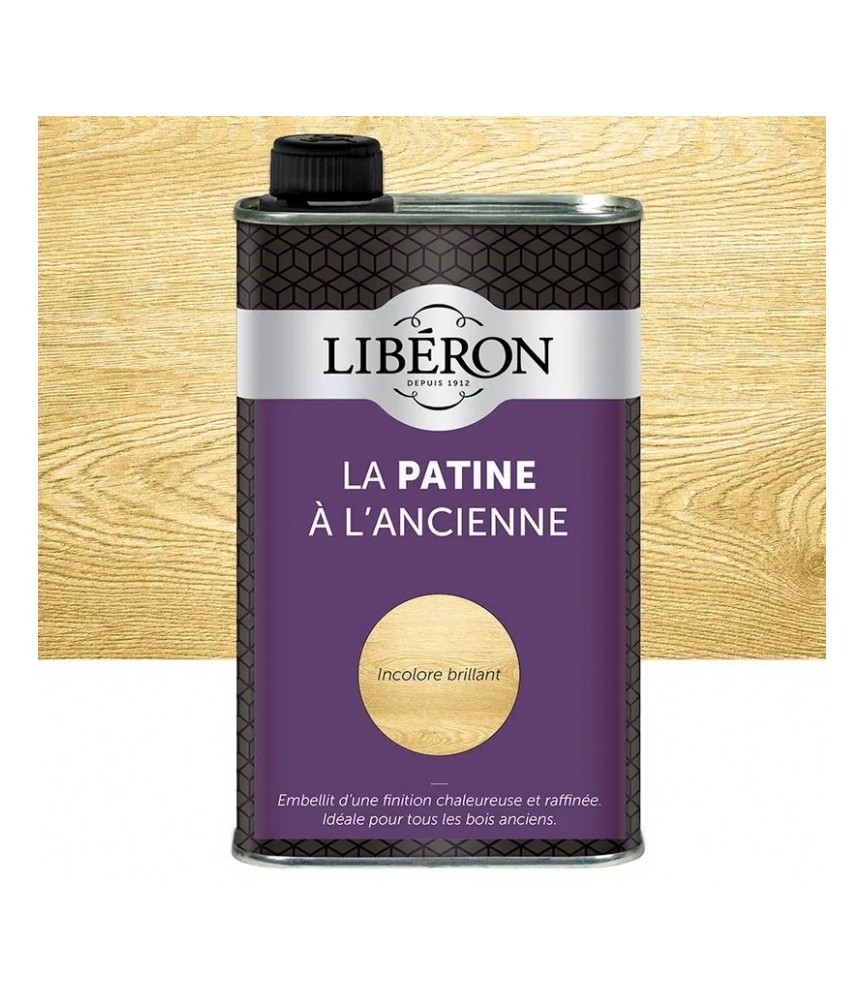 La patine à l'ancienne - Incolore - 500 ml - LIBERON La patine à l'ancienne - Incolore - 500 ml - LIBERON