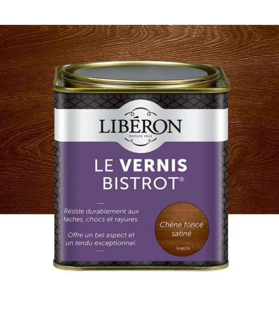 Le Vernis Bistrot - Chêne foncé - 500 ml - LIBERON