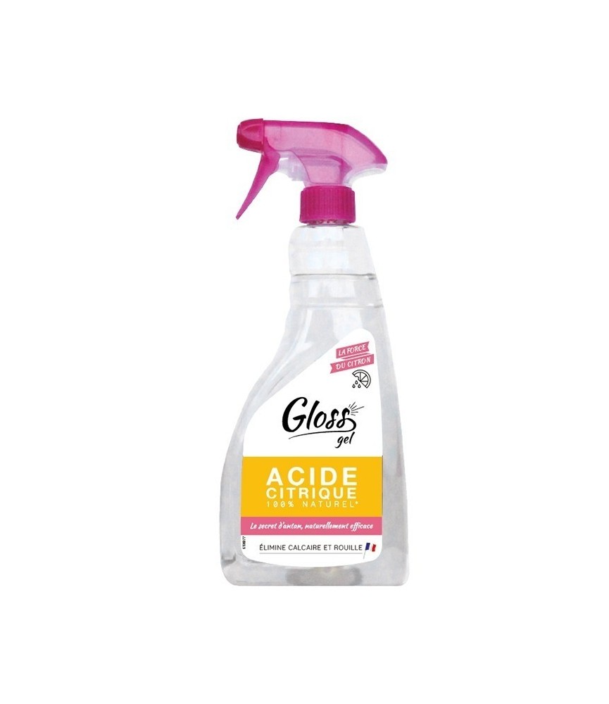 Acide citrique en gel - 100 % Naturel - 750 ml - GLOSS Acide citrique en gel - 100 % Naturel - 750 ml - GLOSS