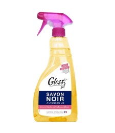 Savon noir à l'huile de lin en gel - 100 % Naturel - 750 ml - GLOSS