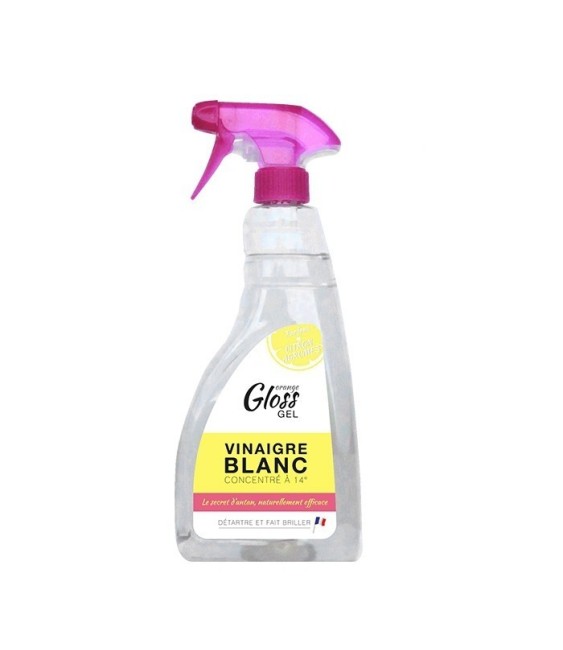 Vinaigre blanc en gel - Citron - 100 % Naturel - 750 ml - GLOSS