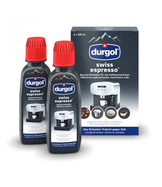 Détartrant pour machine à café - Swiss Espresso - 2 x 125 ml - DURGOL