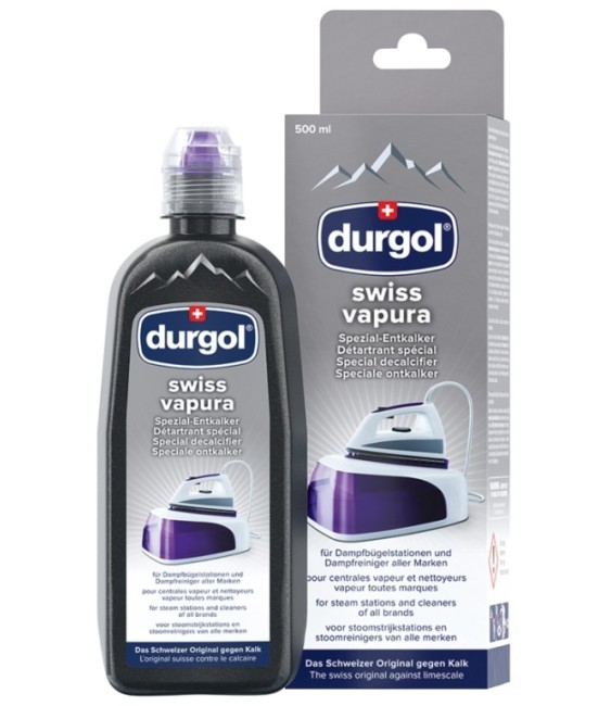 Détartrant spécial centrales vapeur et nettoyeurs à vapeur - 500 ml - DURGOL