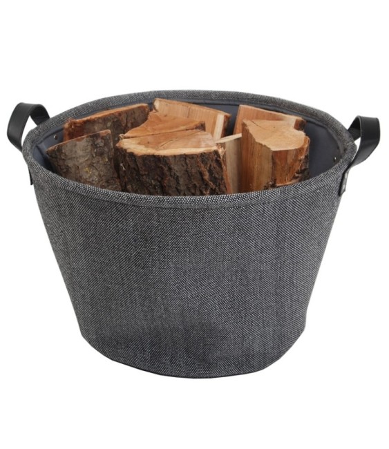 Panier à bûches - Teahupo - Gris clair - LE MARQUIER