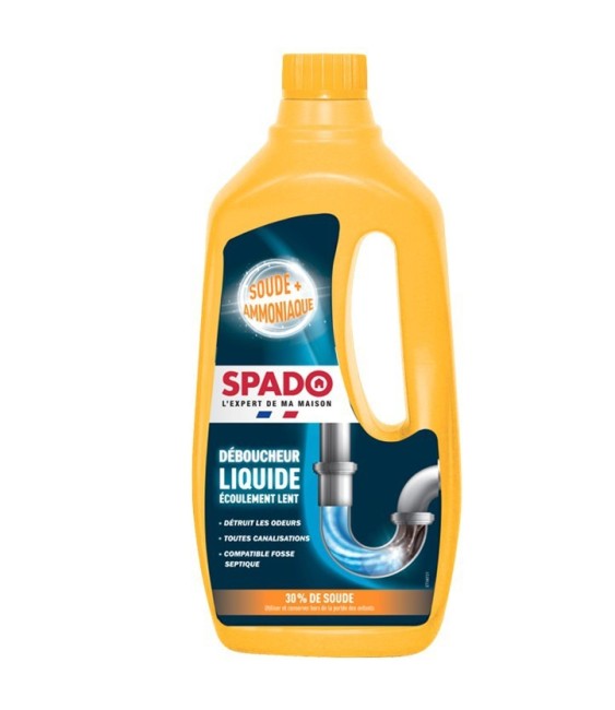 Déboucheur liquide - Écoulement lent - 1 L - SPADO