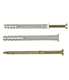 Cheville à frapper en nylon - Forêt 8 mm - 5 x 108 mm - Lot de 50 - FISCHER