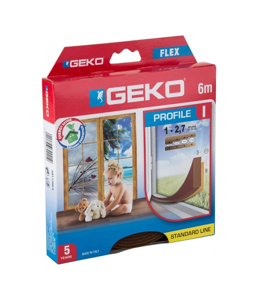Joint en mousse PVC pour calfeutrage - 6 M - GEKO