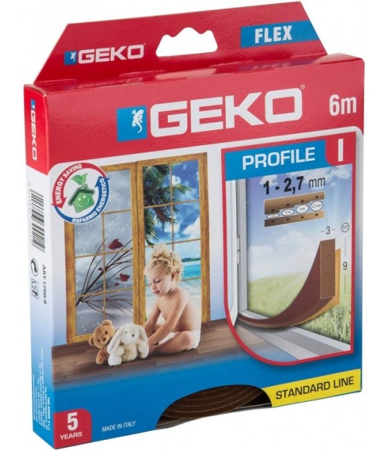 Joint en mousse PVC pour calfeutrage - 6 M - GEKO