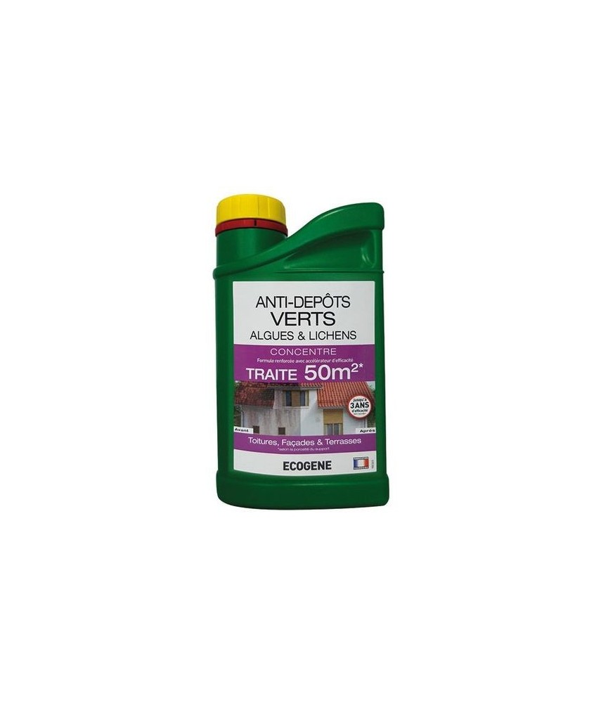 Anti dépôts verts concentré - 50 m² - 1 L - ECOGENE Anti dépôts verts concentré - 50 m² - 1 L - ECOGENE
