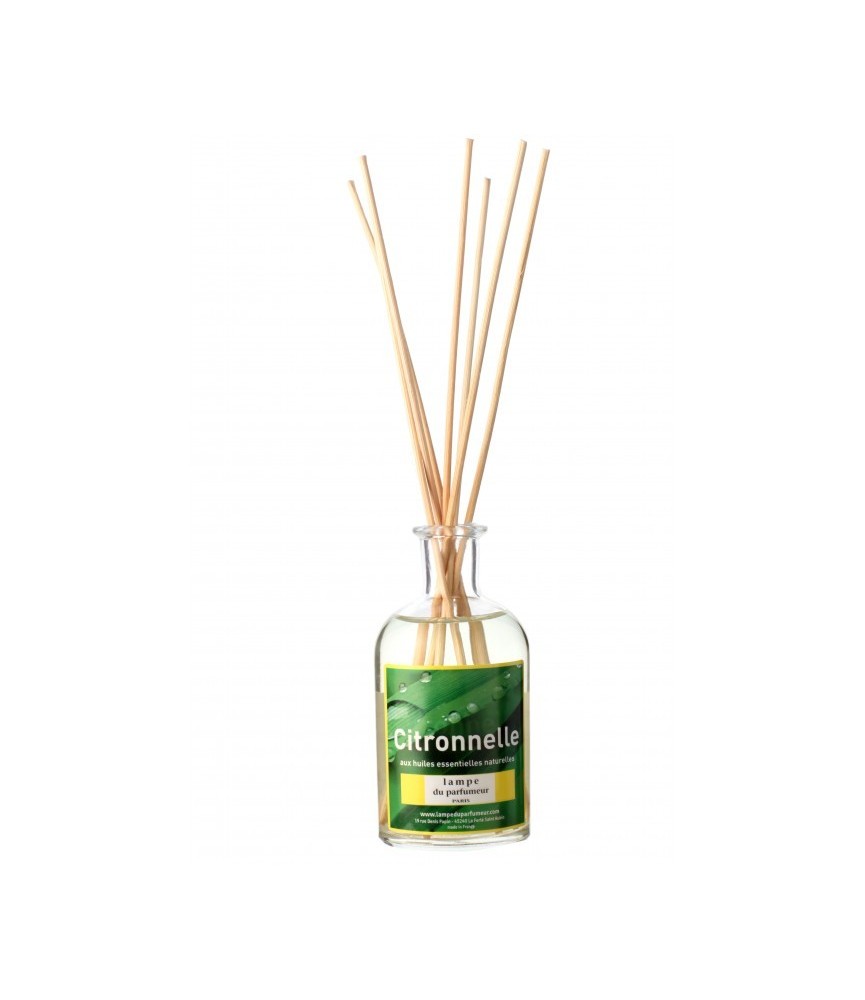Bambous parfumés - Citronnelle - 100 ml - LAMPE DU PARFUMEUR Bambous parfumés - Citronnelle - 100 ml - LAMPE DU PARFUMEUR