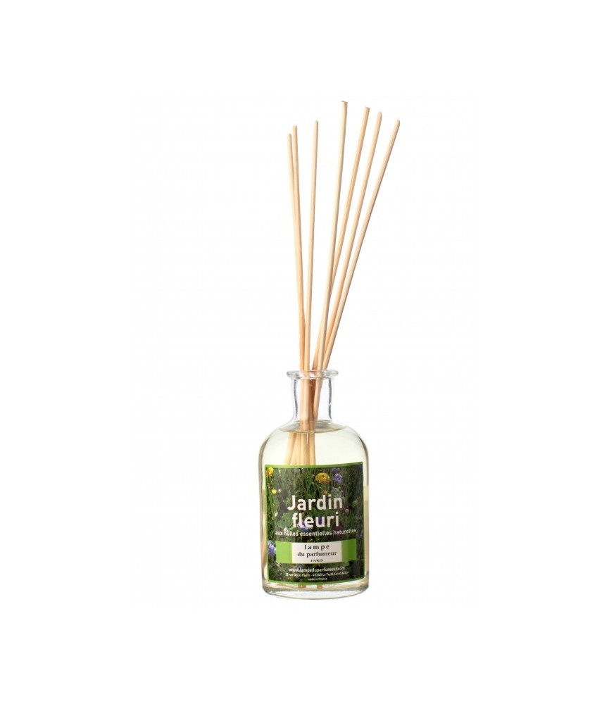 Bambous parfumés - Jardin fleuri - 100 ml - LAMPE DU PARFUMEUR Bambous parfumés - Jardin fleuri - 100 ml - LAMPE DU PARFUMEUR