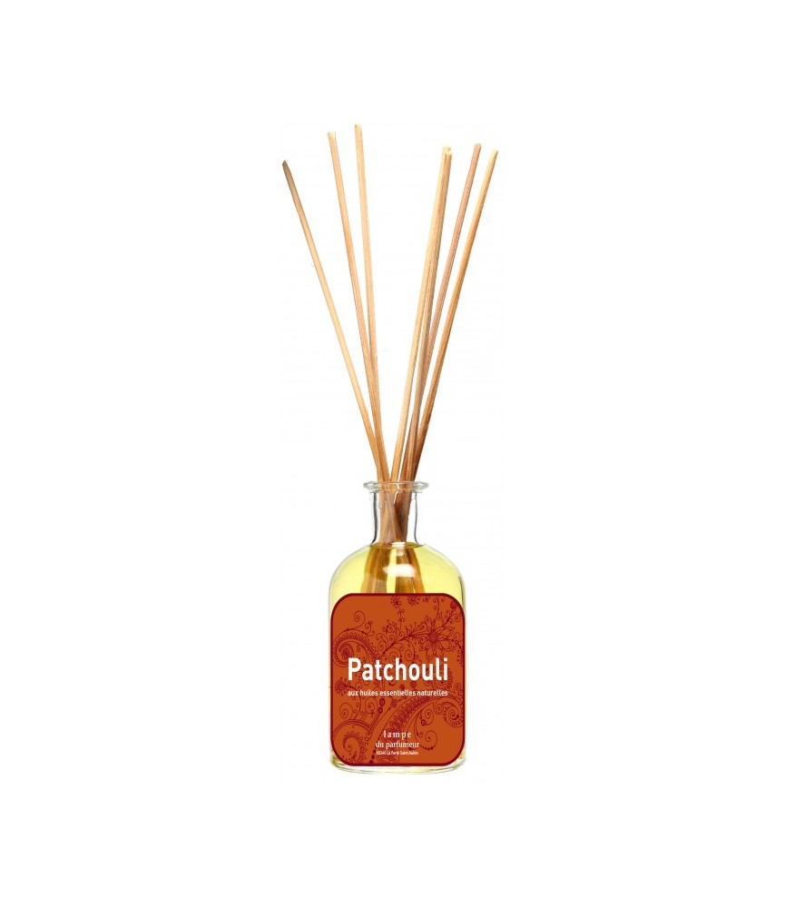 Bambous parfumés - Patchouli - 100 ml - LAMPE DU PARFUMEUR Bambous parfumés - Patchouli - 100 ml - LAMPE DU PARFUMEUR