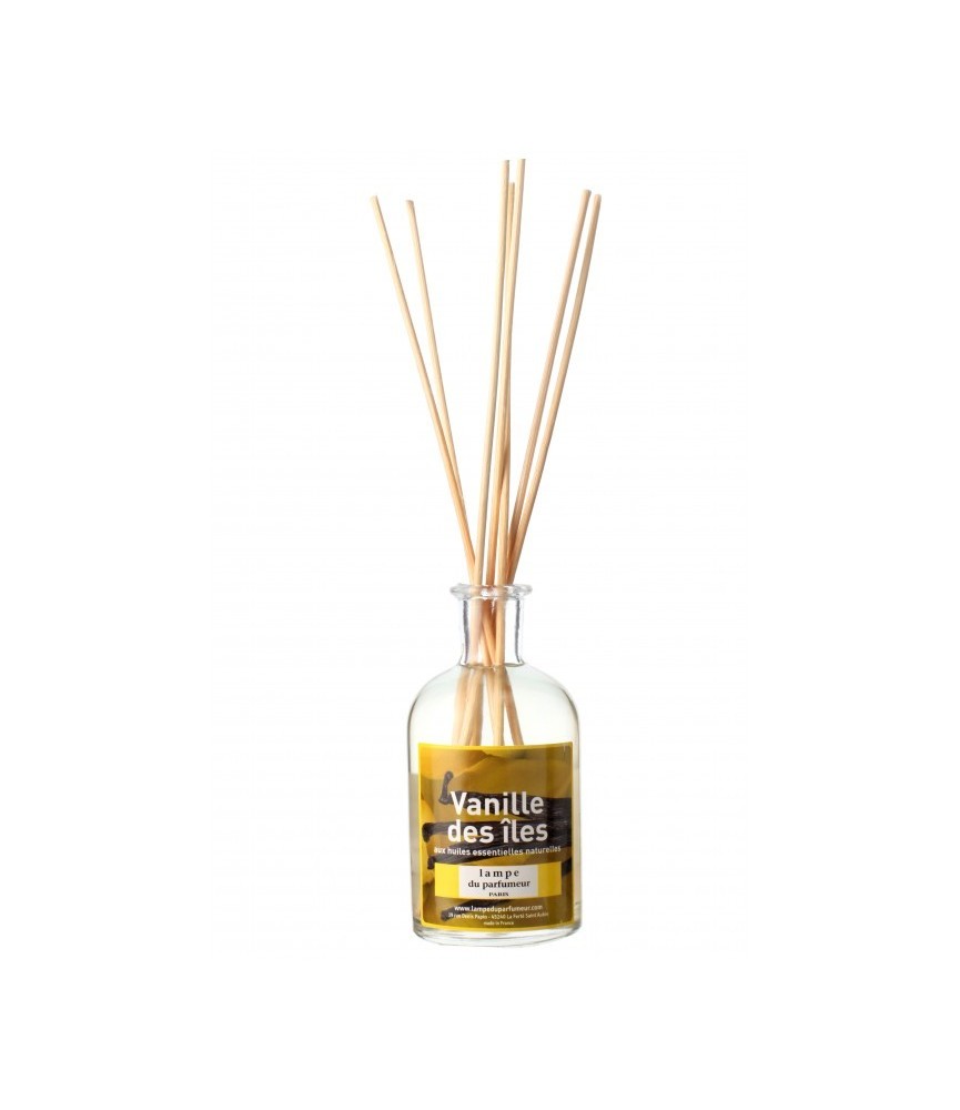 Bambous parfumés - Vanille des îles - 100 ml - LAMPE DU PARFUMEUR Bambous parfumés - Vanille des îles - 100 ml - LAMPE DU PARFUMEUR