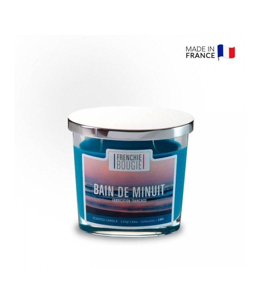 Bougie parfumée - Bain de minuit - 18 heures - Frenchie Bougie - BOUGIES LA FRANCAISE Bougie parfumée - Bain de minuit - 18 heures - Frenchie Bougie - BOUGIES LA FRANCAISE
