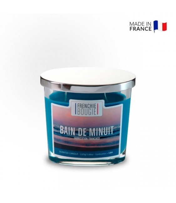 Bougie parfumée - Bain de minuit - 18 heures - Frenchie Bougie - BOUGIES LA FRANCAISE