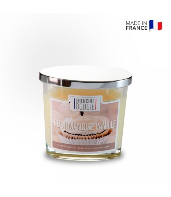 Bougie parfumée - Vanille - 18 heures - Frenchie Bougie - BOUGIES LA FRANCAISE