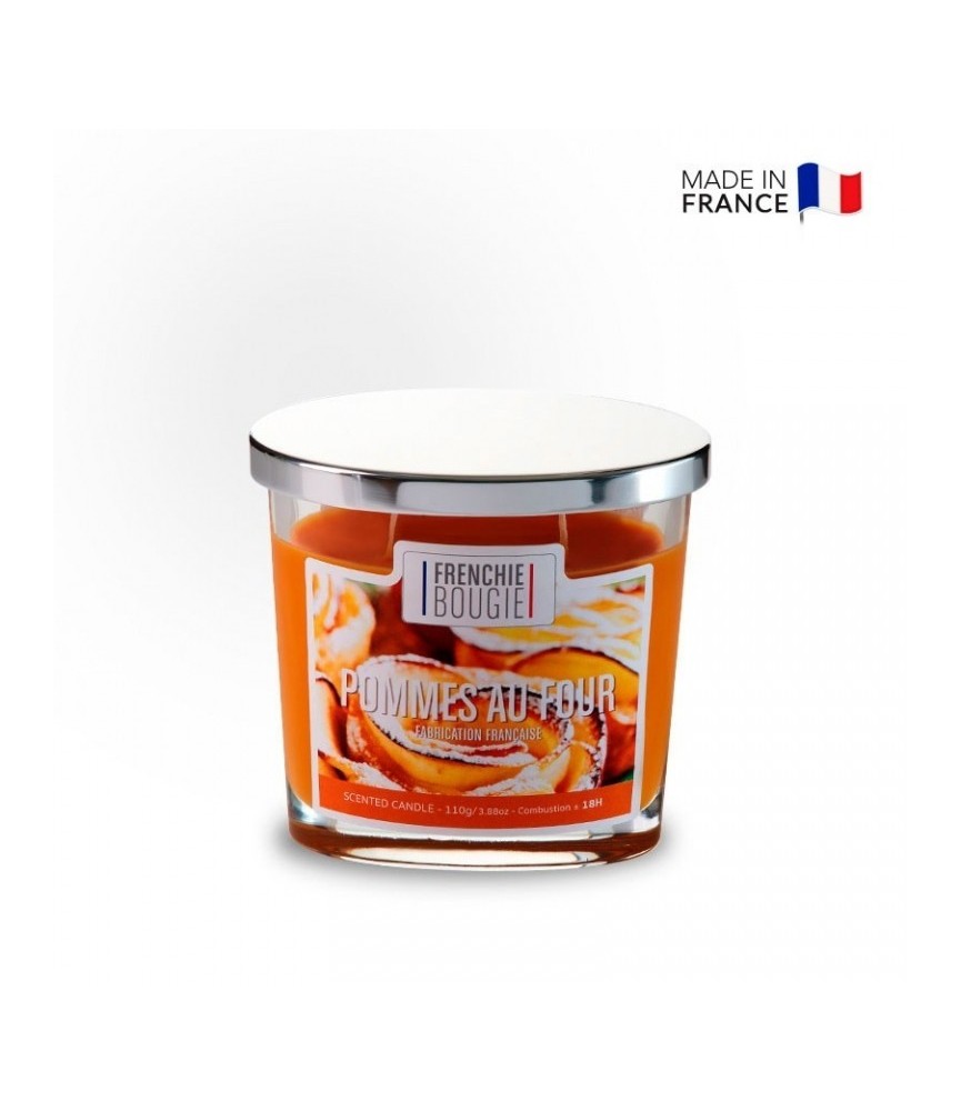Bougie parfumée - Pomme au four - 18 heures - Frenchie Bougie - BOUGIES LA FRANCAISE Bougie parfumée - Pomme au four - 18 heures - Frenchie Bougie - BOUGIES LA FRANCAISE