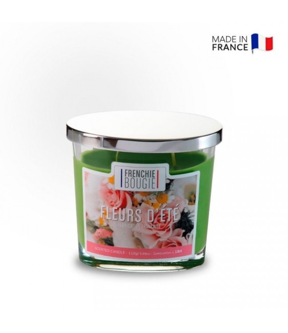 Bougie parfumée - Fleur d'été - 18 heures - Frenchie Bougie - BOUGIES LA FRANCAISE