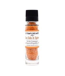 Sel de camargue et piment d'espelette - 120 Grs - LE TEMPS DES METS