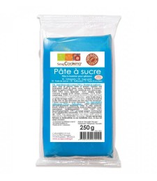 Pâte à sucre - Bleu - 250 Grs - SCRAPCOOKING