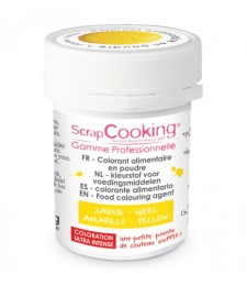 Colorant alimentaire en poudre jaune - SCRAPCOOKING