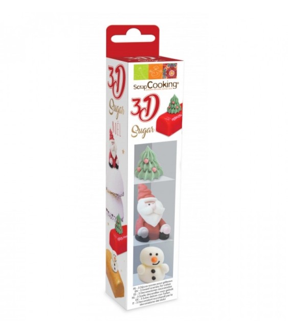 Décors 3D en sucre - Noël - SCRAPCOOKING