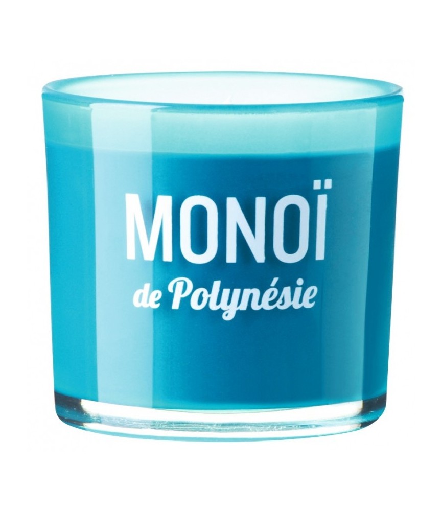 Bougie parfumée sérigraphiée - Monoï de Polynésie - DEVINEAU Bougie parfumée sérigraphiée - Monoï de Polynésie - DEVINEAU