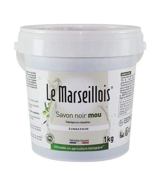 Savon noir mou en pâte - 1 Kg - LE MARSEILLOIS