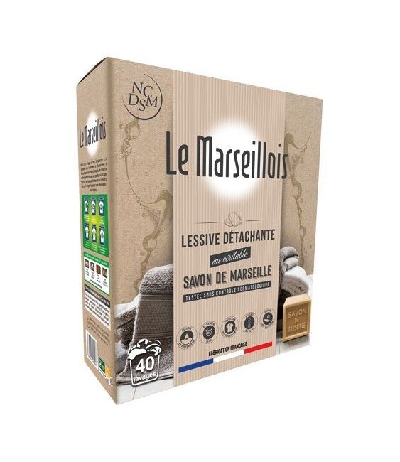 Lessive au savon de marseille - 40 lavages - LE MARSEILLOIS