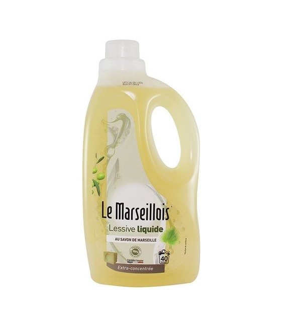 Lessive liquide au savon de marseille - 40 lavages - LE MARSEILLOIS