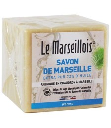 Cube de savon de marseille - Huiles végétales - 300 Grs - LE MARSEILLOIS