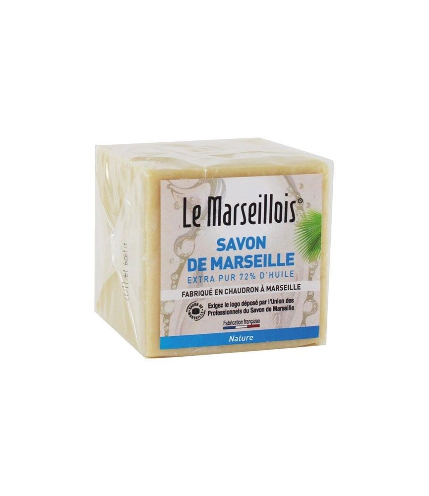 Cube de savon de marseille - Huiles végétales - 300 Grs - LE MARSEILLOIS Cube de savon de marseille - Huiles végétales - 300 Grs - LE MARSEILLOIS