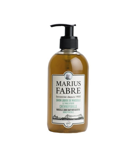 Savon liquide de Marseille à l'huile d'olive - Chèvrefeuille - 400 ml - MARIUS FABRE