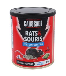 Rats et souris - Forte infestation - Céréales - 150 Grs - CAUSSADE