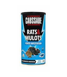 Rats et mulots - Efficacité radicale - Céréales - 600 Grs - CAUSSADE