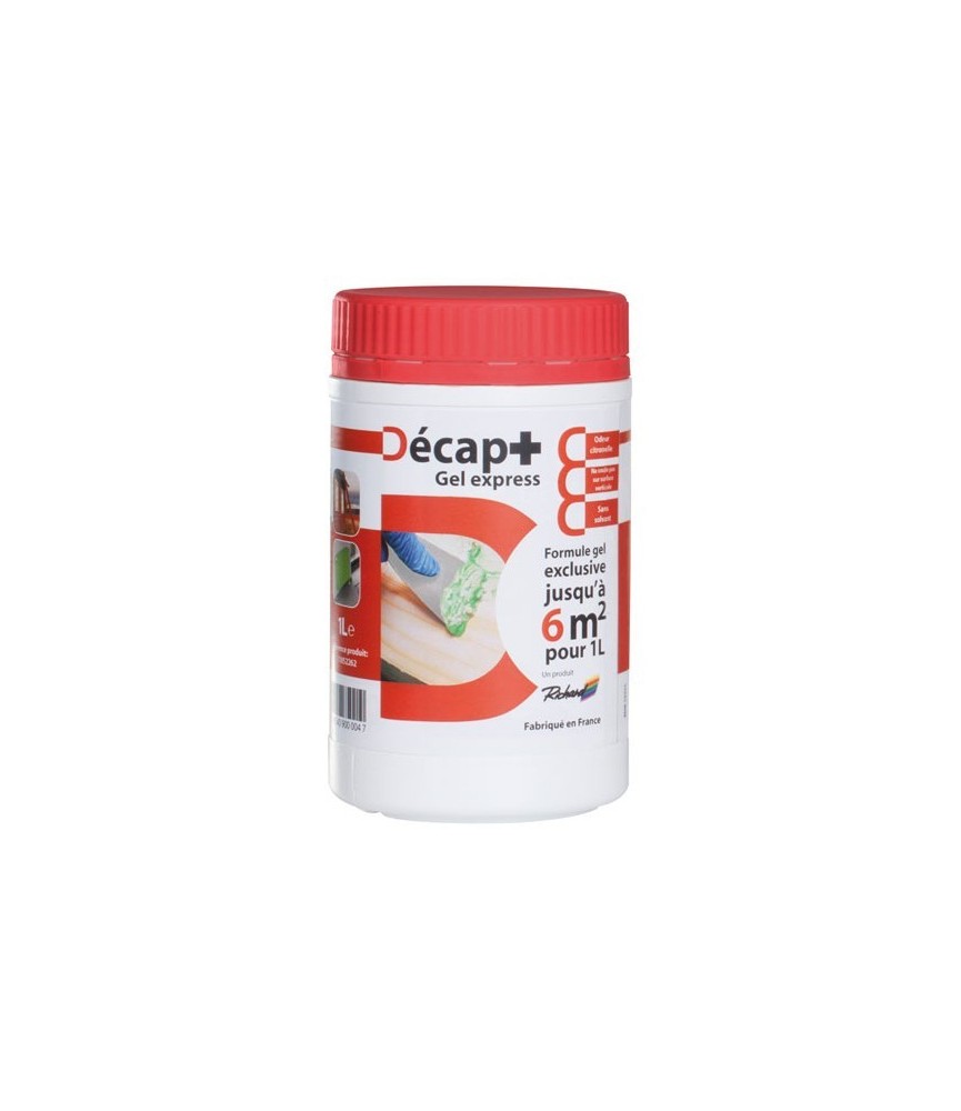 Décapant gélifié biodégradable - Décap+ Gel express - 1 L - RICHARDS COLORANTS Décapant gélifié biodégradable - Décap+ Gel express - 1 L - RICHARDS COLORANTS