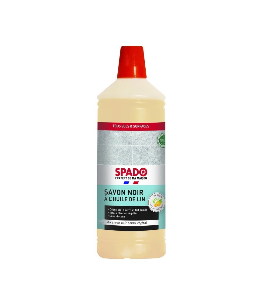 Savon noir à l'huile de lin - 1 L - SPADO Savon noir à l'huile de lin - 1 L - SPADO