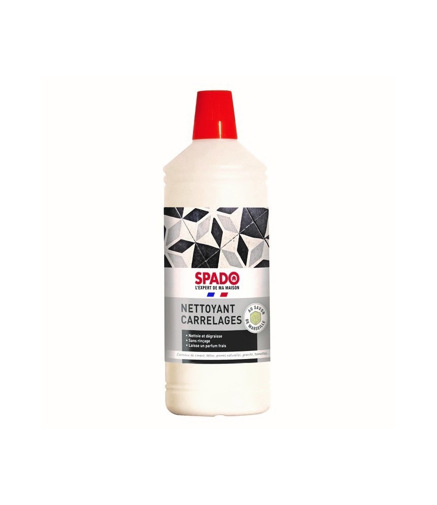 Nettoyant carrelages - Savon de marseille - 1 L - SPADO Nettoyant carrelages - Savon de marseille - 1 L - SPADO
