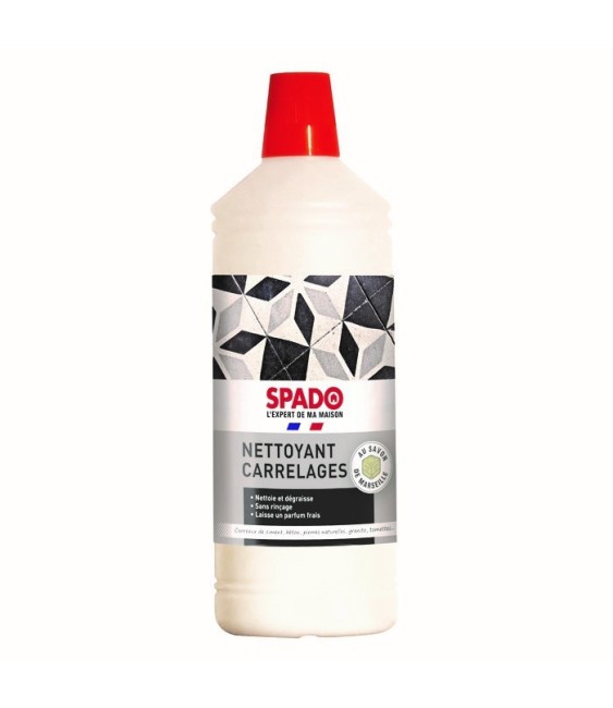 Nettoyant carrelages - Savon de marseille - 1 L - SPADO