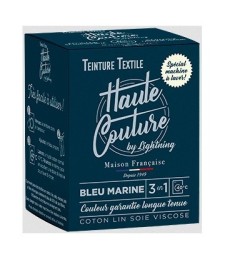 Teinture spécial machine à laver - 350 Grs - Bleu marine - HAUTE-COUTURE
