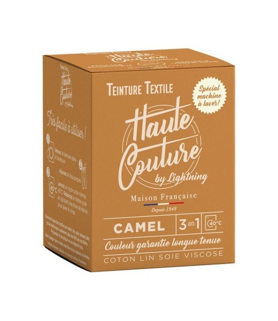 Teinture spécial machine à laver - 350 Grs - Camel - HAUTE-COUTURE