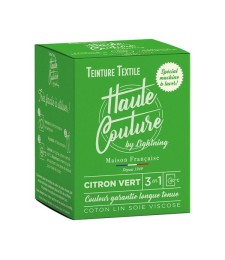 Teinture spécial machine à laver - 350 Grs - Citron vert - HAUTE-COUTURE