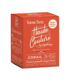 Teinture spécial machine à laver - 350 Grs - Corail - HAUTE-COUTURE