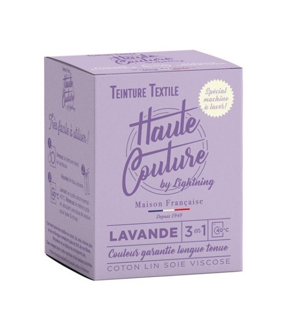 Teinture spécial machine à laver - 350 Grs - Lavande - HAUTE-COUTURE