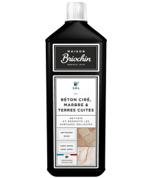 Entretien béton ciré, marbre et terres cuites - 1 L - BRIOCHIN