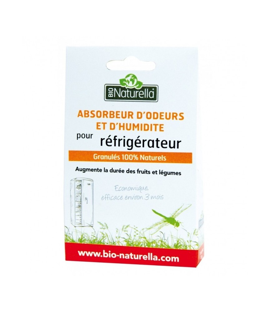 Absorbeur d'odeur et d'humidité pour réfrigirateur - BIO NATURELLA
